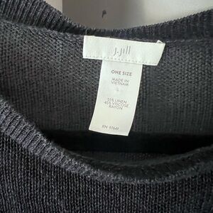 J. Jill Black Crewneck Sweater